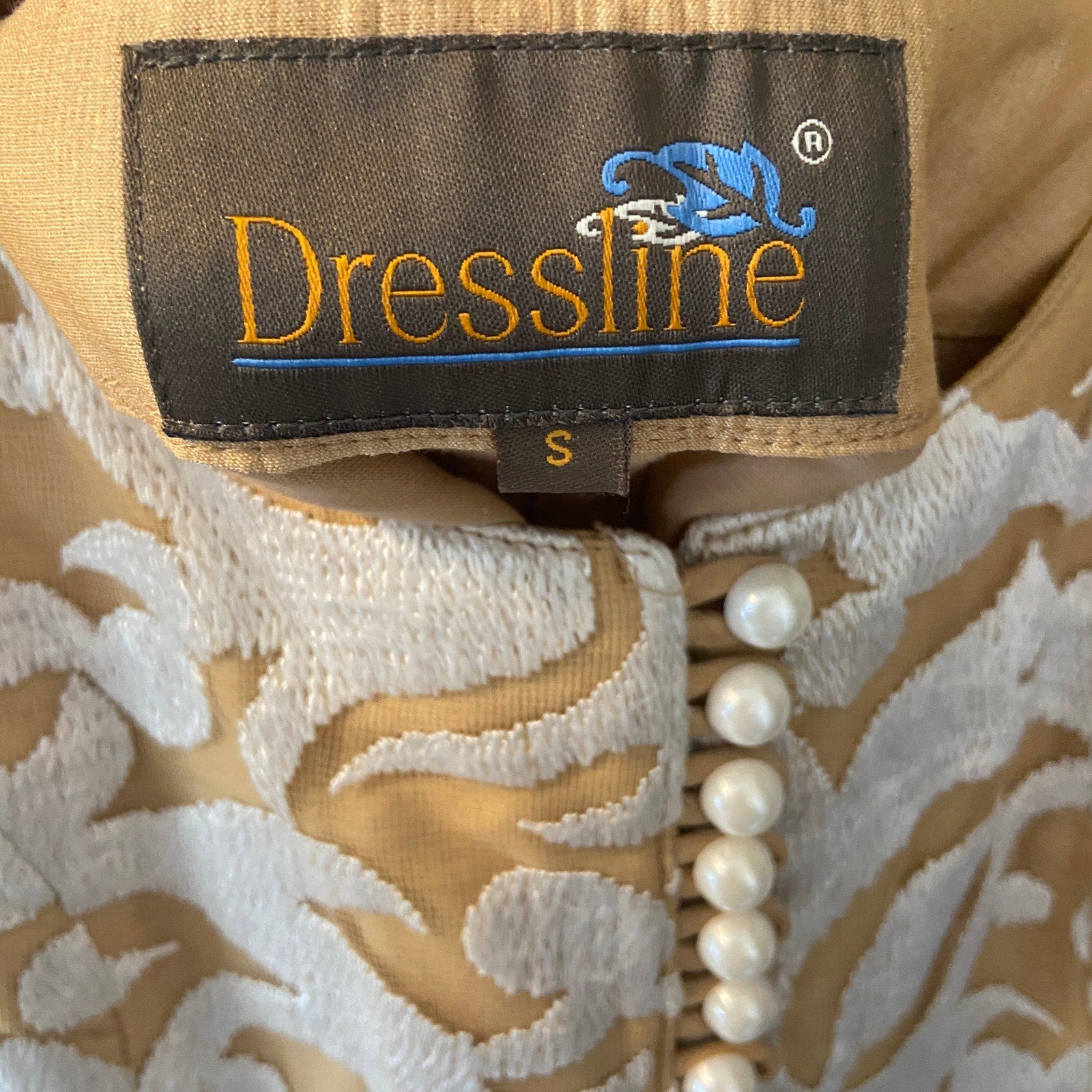Dressline High Waist Midi Ruffle Dress - Women's Size Small