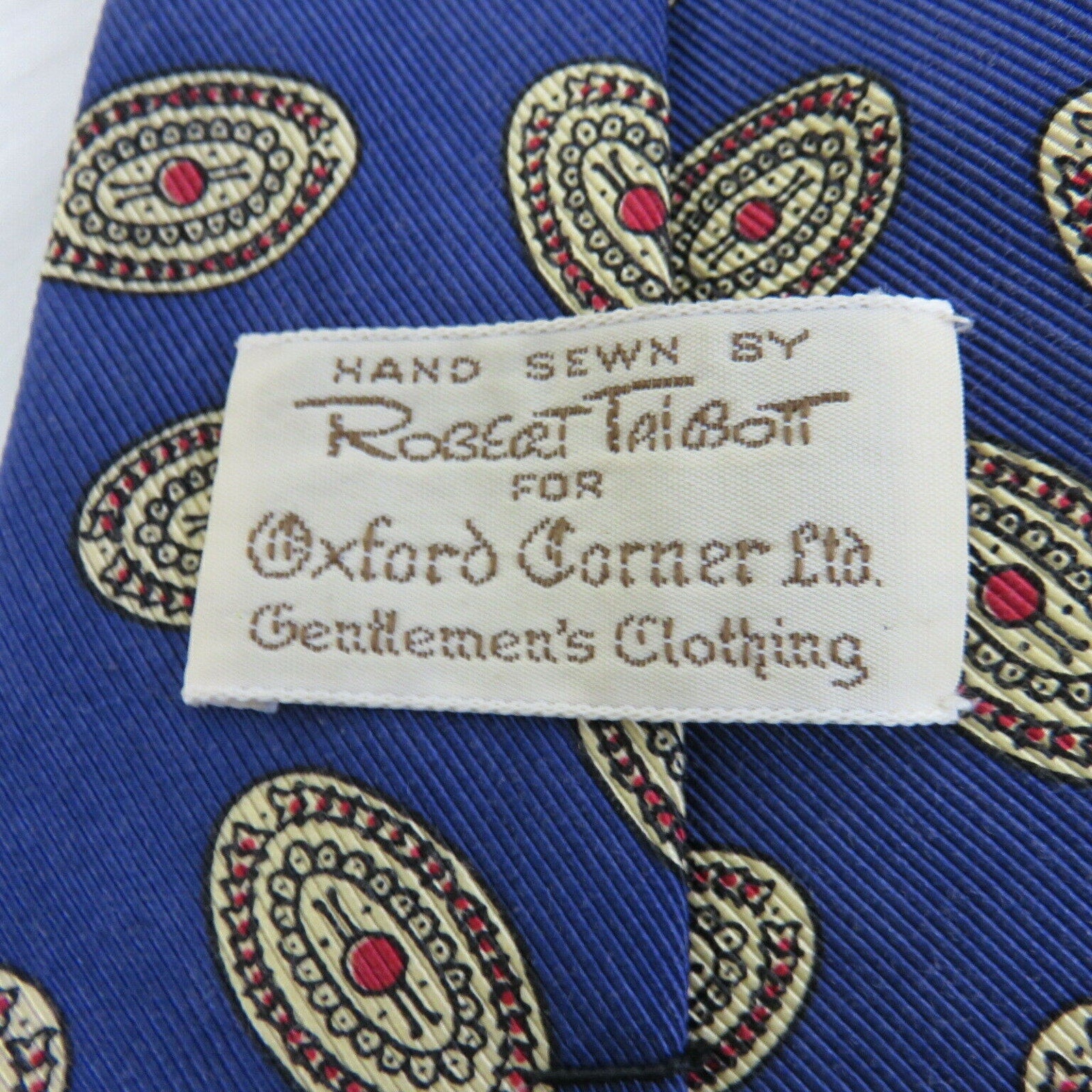 Vintage Robert Talbott Hand Sewn Silk Blend Tie