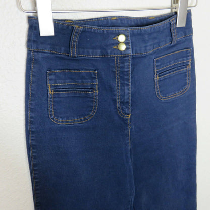 H & M Wide Leg Denim Trousers - Women's Size 4