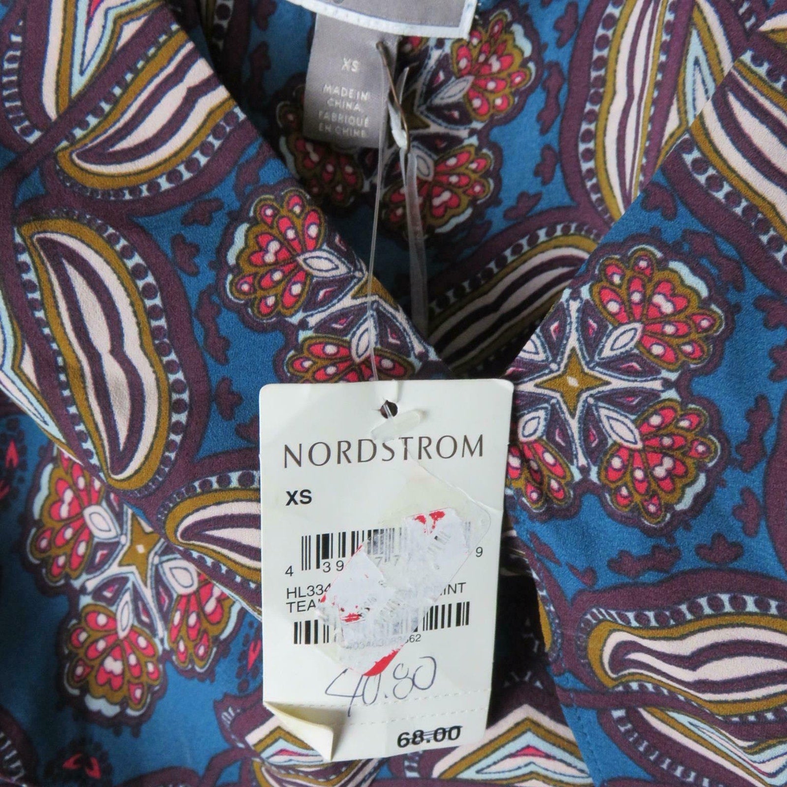 Chelsea28 Paisley Printed Tank Top - Women's XS
