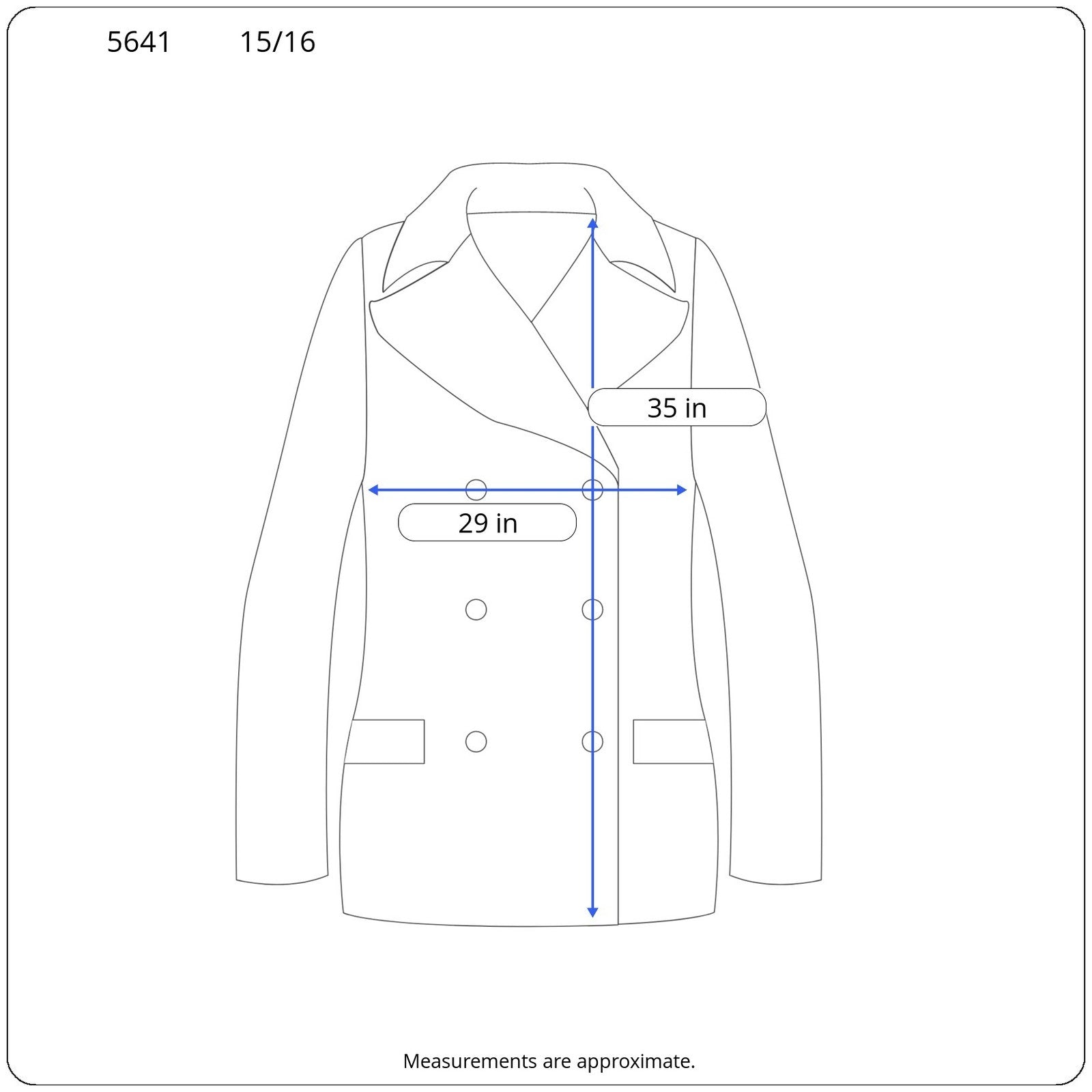 Vintage Wool Oversized Winter Jacket - Women's Size 15/16