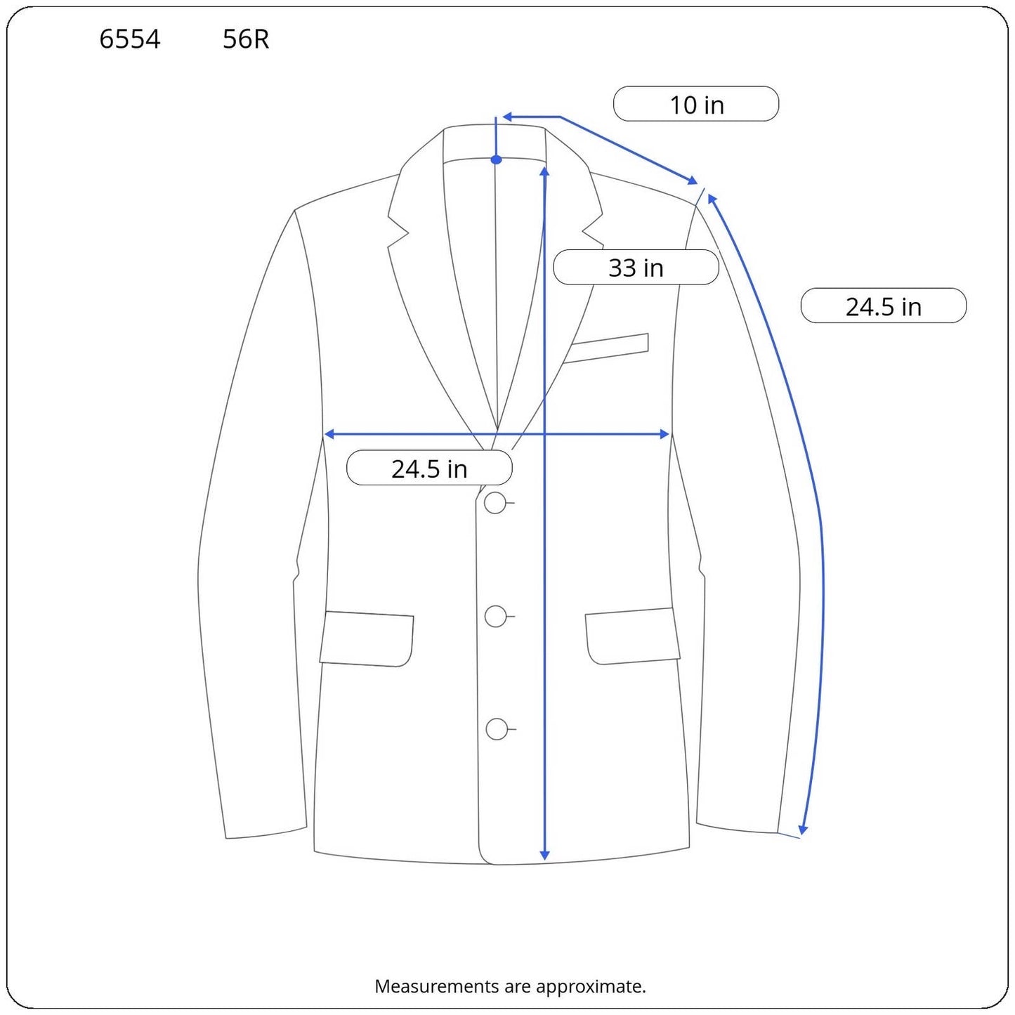Ermenegildo Zegna Linen Silk Blend Striped 2 Button Blazer Jacket - Men's Size 56R