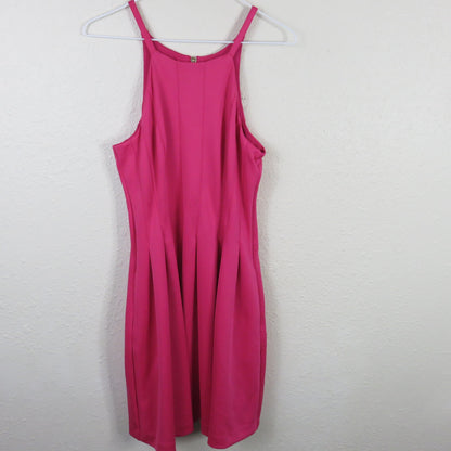 Calvin Klein Hibiscus Halter Skater Dress - Women's Size 8