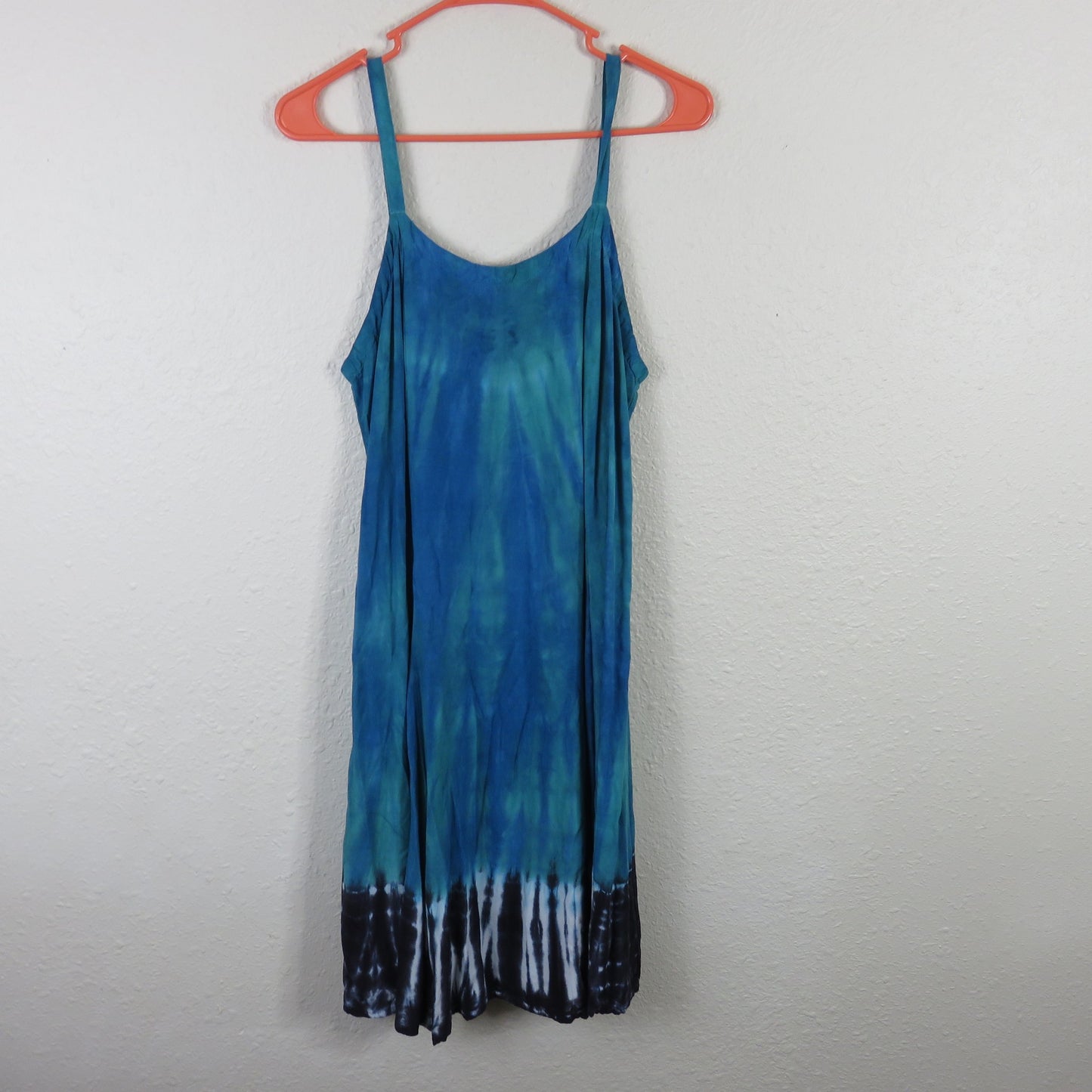 Dharma Trading Blue Tie Dye Sundress - Women's M