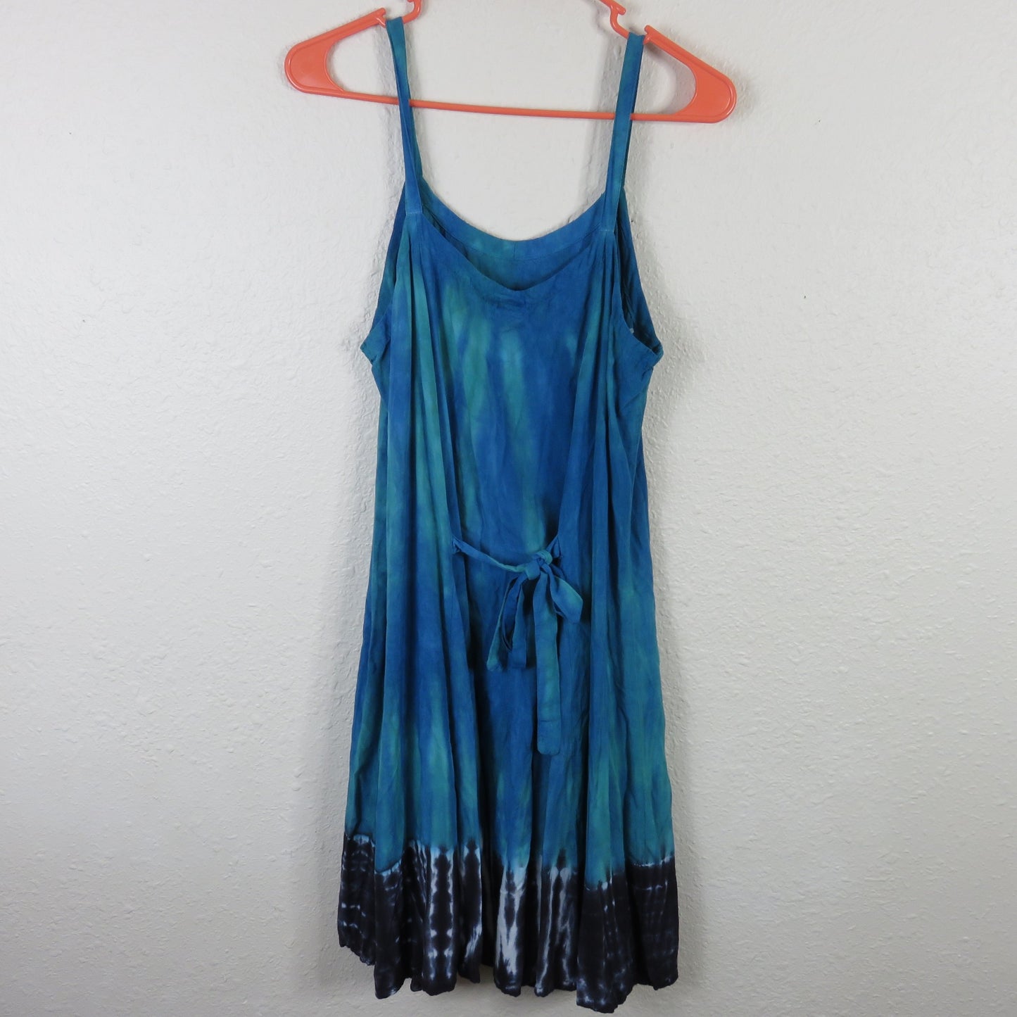 Dharma Trading Blue Tie Dye Sundress - Women's M