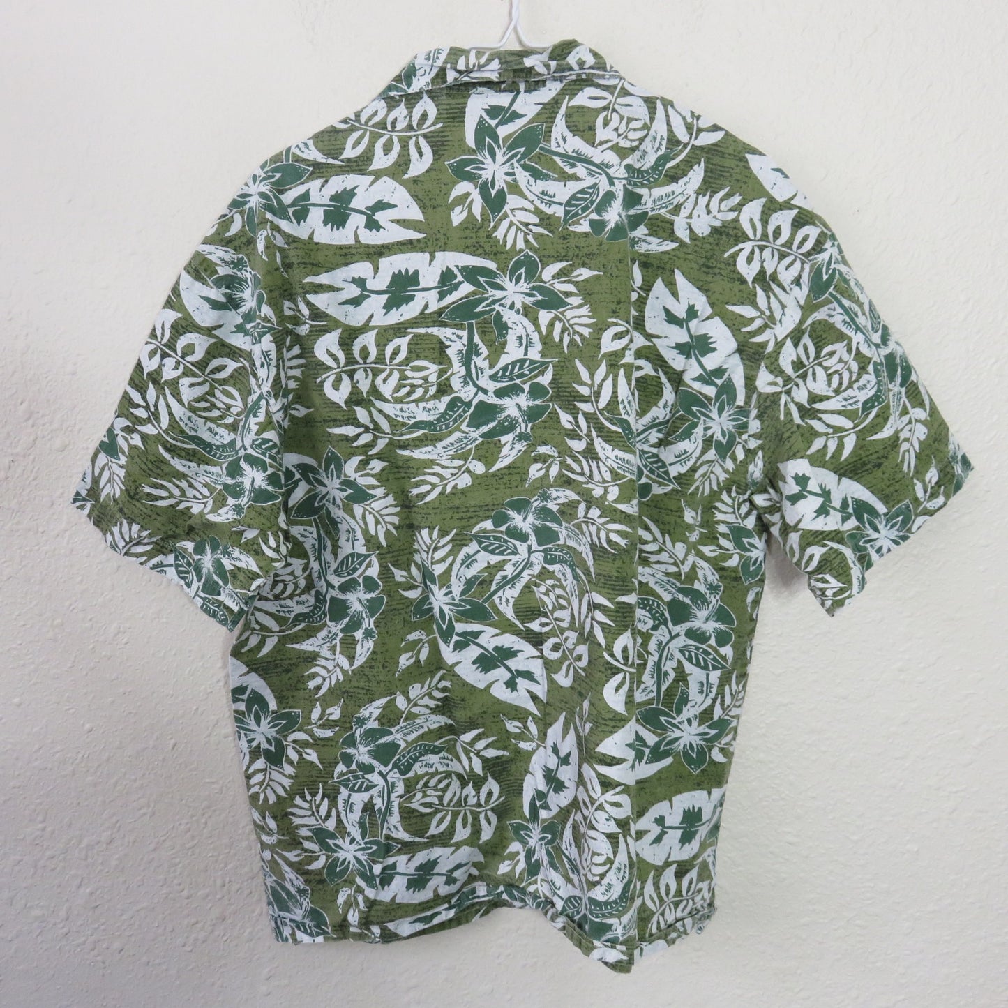 Vintage No Fear Floral Hawaiian Shirt Made in USA - Men's Medium