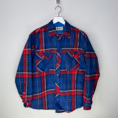 Northwest Territory Plaid Quilt Lined Insulated Flannel Shirt NWT - Men's M