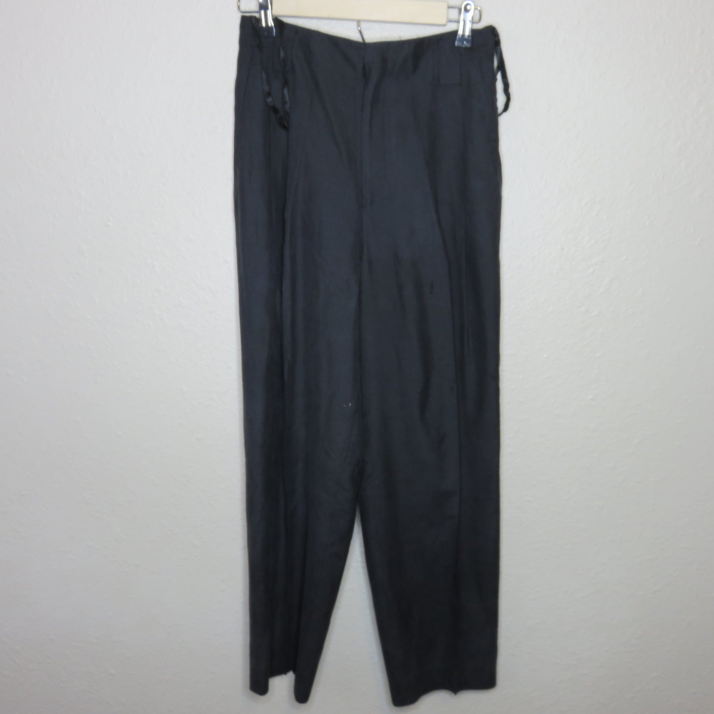 Vintage Silk Pleat Front Pants - Women's Size 6