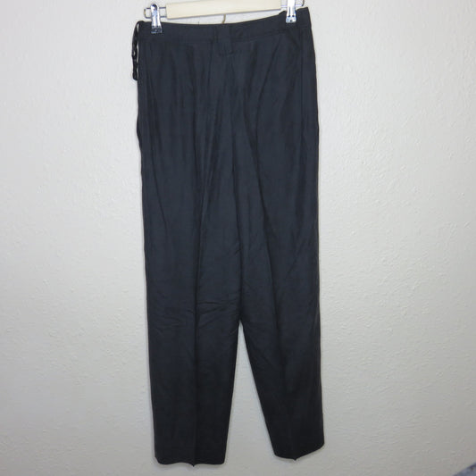 Vintage Silk Pleat Front Pants - Women's Size 6