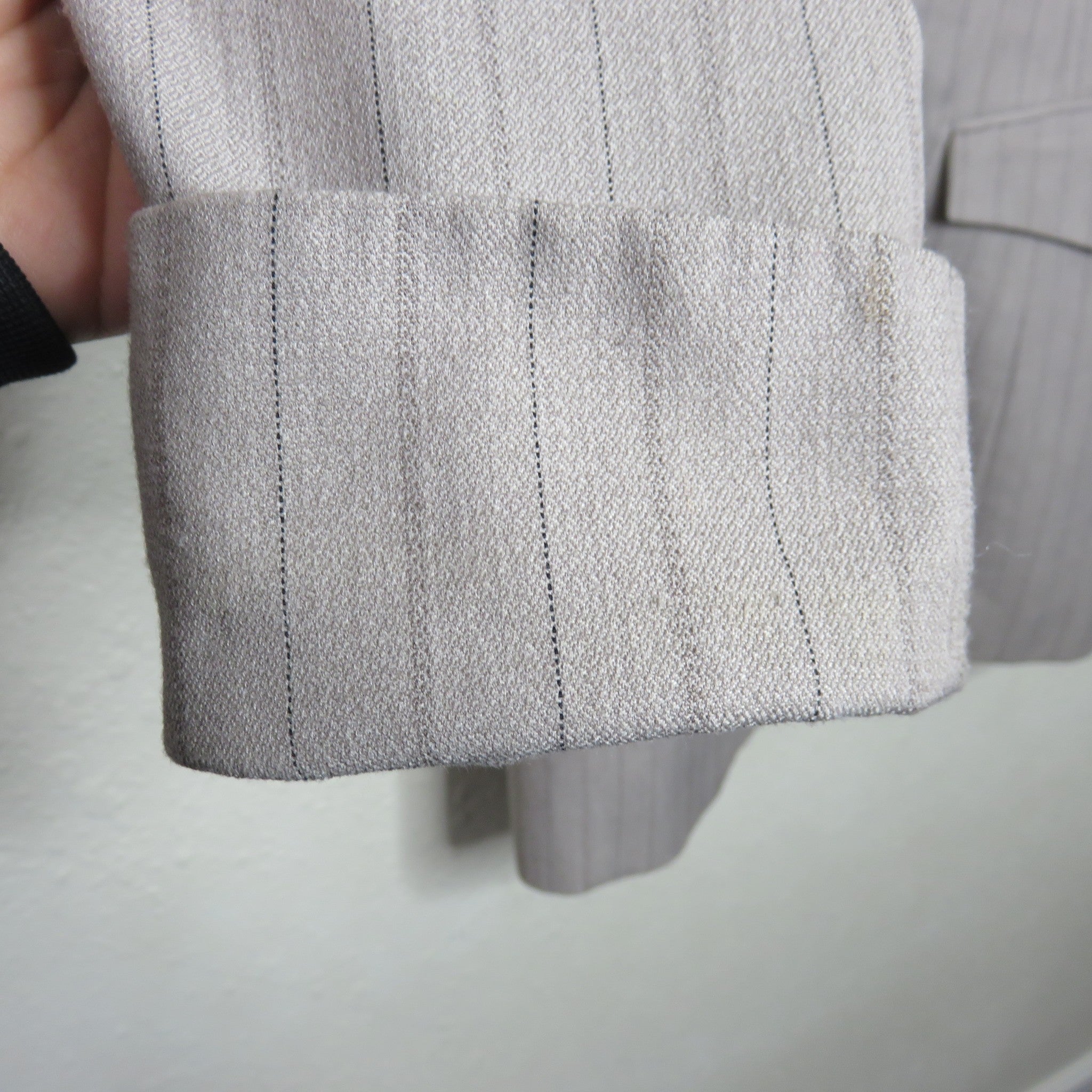 Vintage Pinstripe Long Blazer Jacket Made in USA - Women's Size 6
