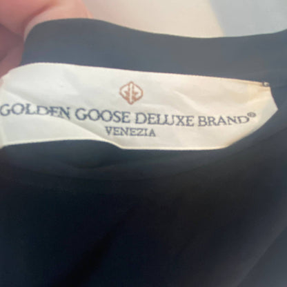 Golden Goose Deluxe Brand GGDB Black Silk Sleeveless Top - Women's Size L