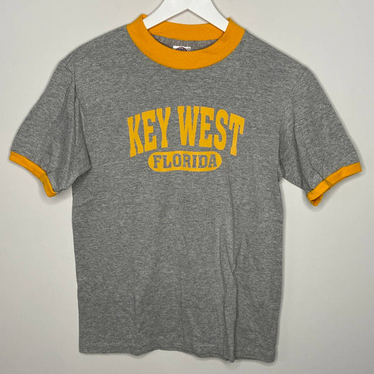 Y2K Key West Ringer T Shirt - Women's Size Small